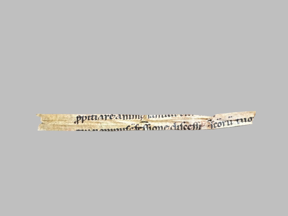 Rare Carolingian Manuscript Fragment – ca. early 11th Century Liturgical Missal