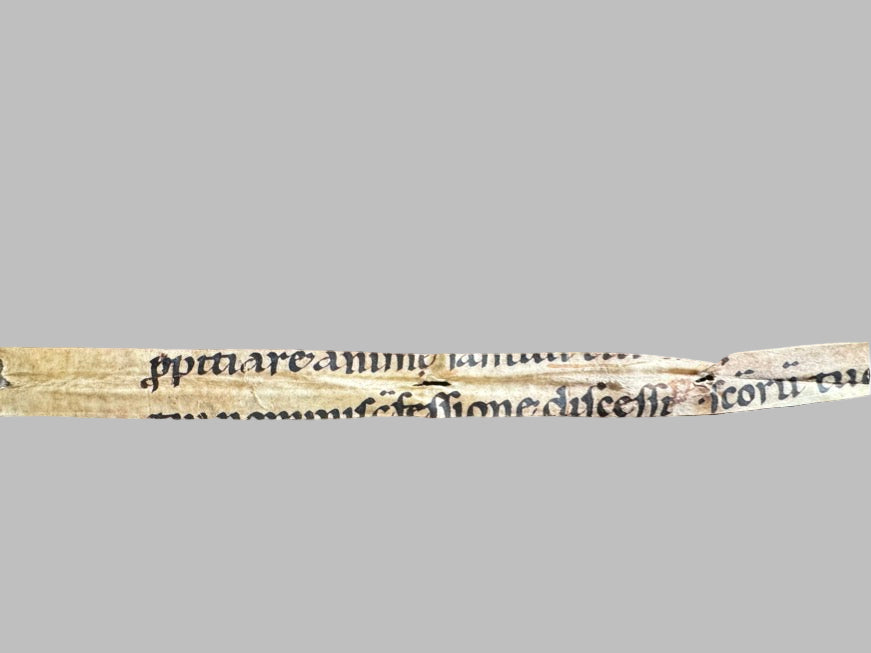 Rare Carolingian Manuscript Fragment – ca. early 11th Century Liturgical Missal