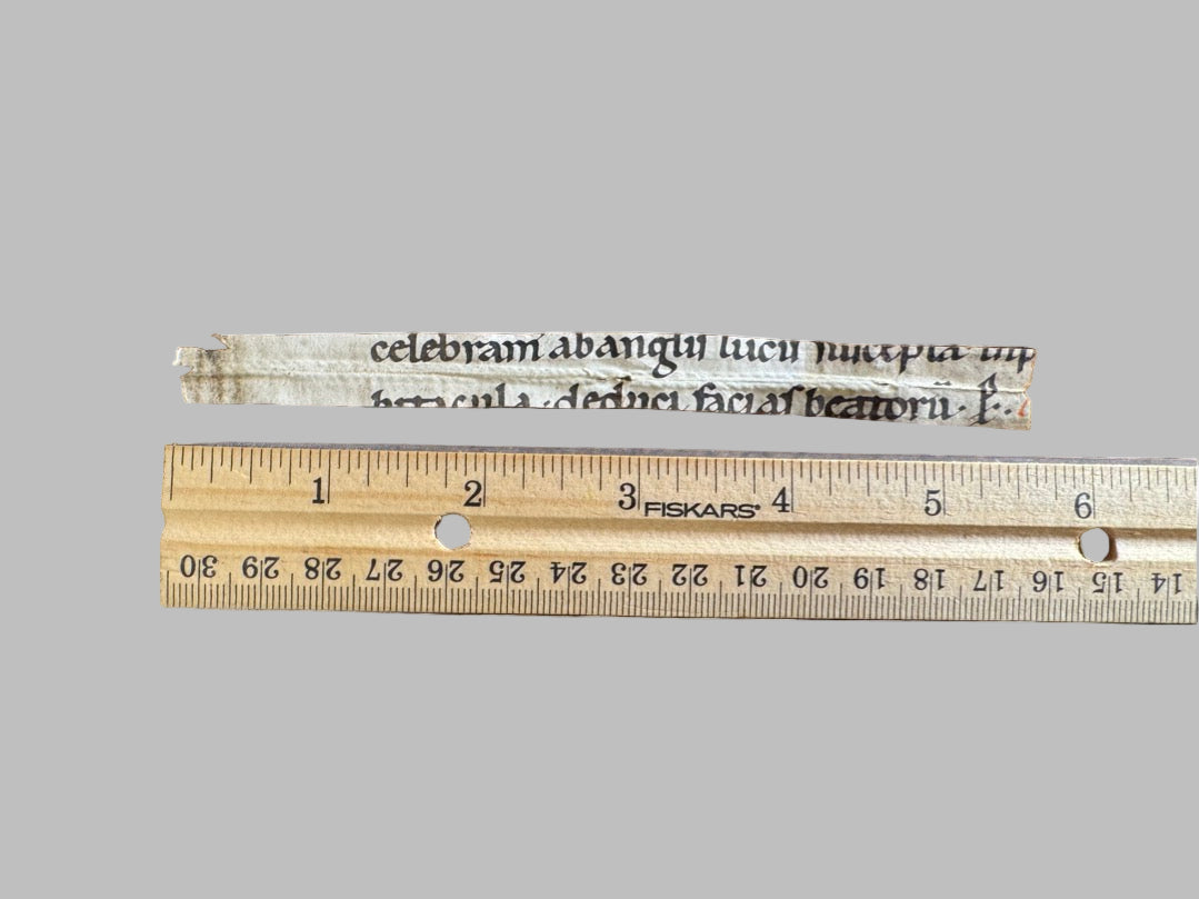 Rare Carolingian Manuscript Fragment – ca. 10th-11th Century Liturgical Missal