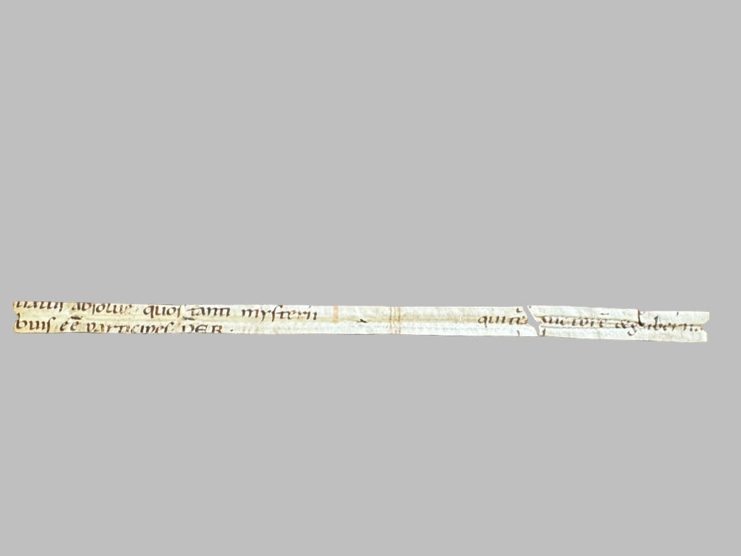 Rare Carolingian Manuscript Fragment – ca. 10th-11th Century Liturgical Missal