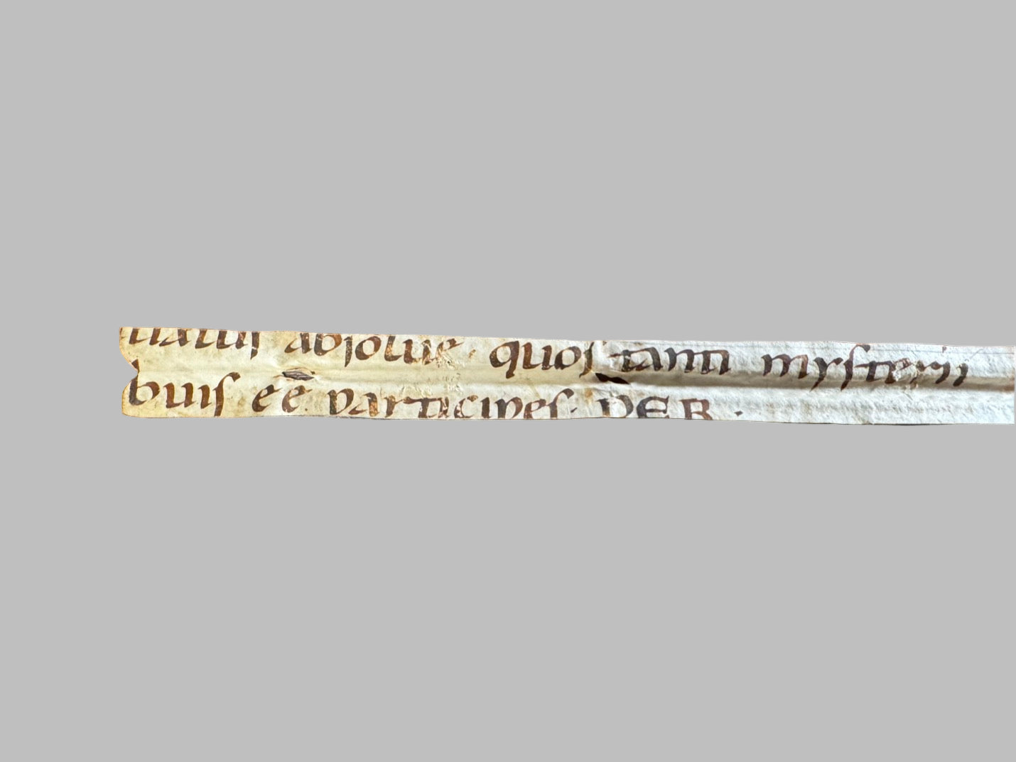 Rare Carolingian Manuscript Fragment – ca. 10th-11th Century Liturgical Missal