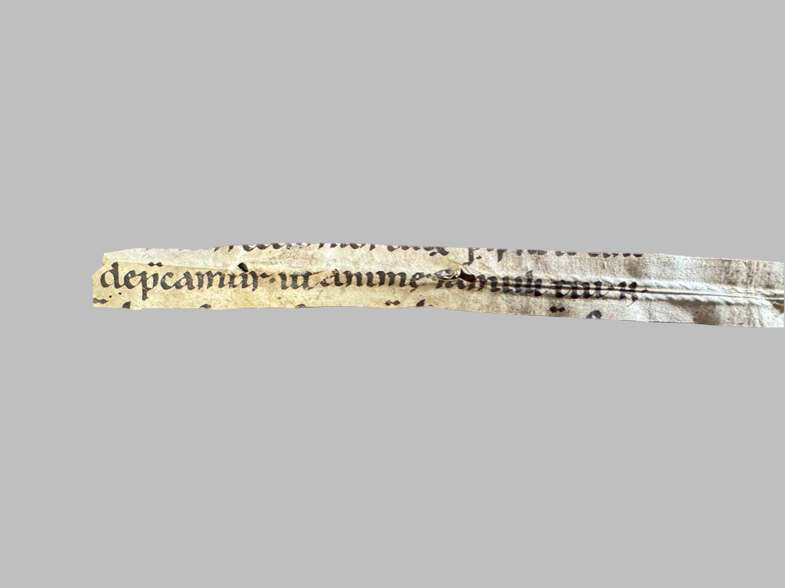 Rare Carolingian Manuscript Fragment – ca. 10th-11th Century Liturgical Missal