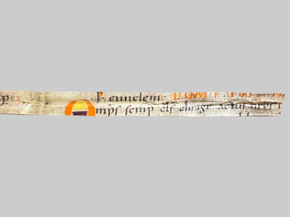 Illuminated Manuscript Fragment – ca. 10th-11th Century Liturgical Missal