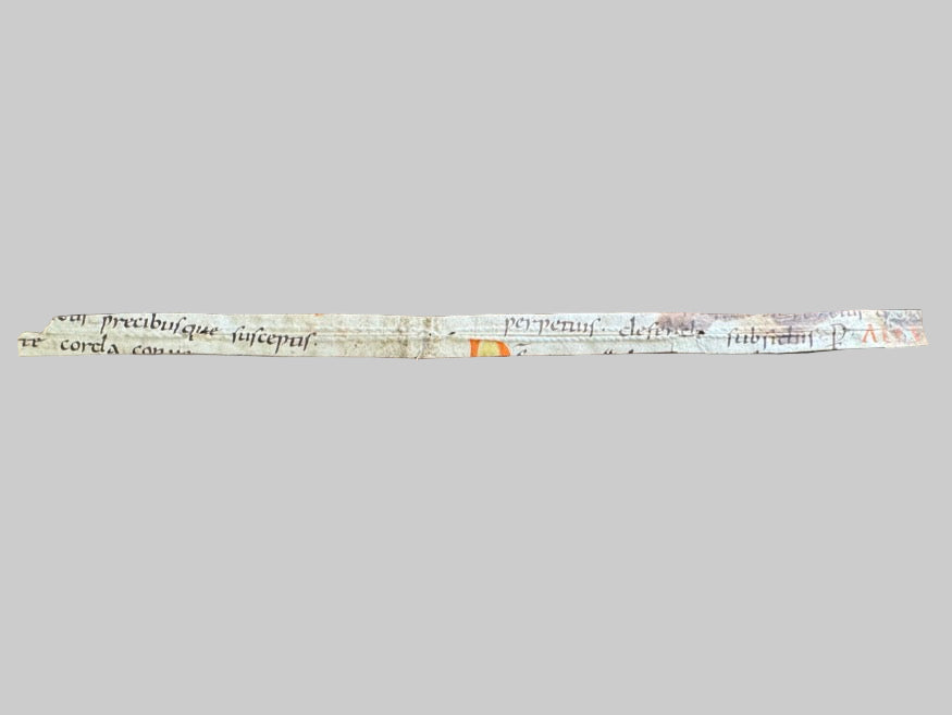 Illuminated Manuscript Fragment – ca. 10th-11th Century Liturgical Missal