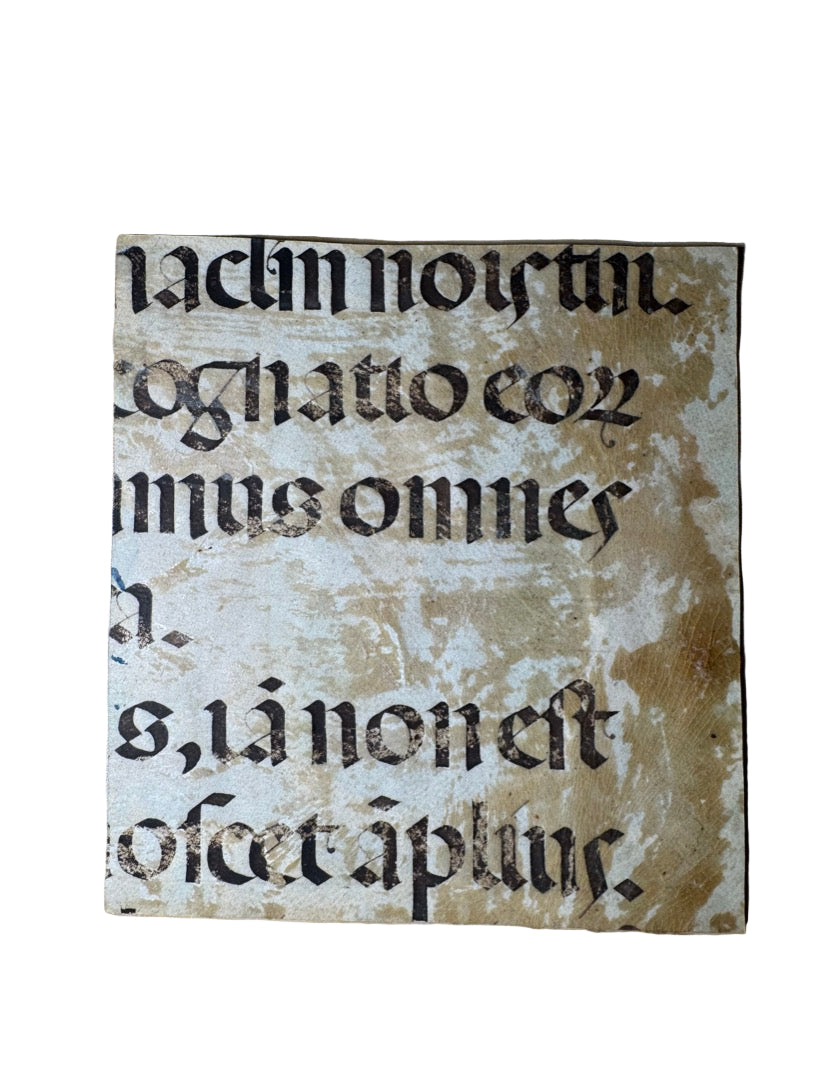 15th-Century Italian Illuminated Manuscript Initial “U” – Saint Ursula of Cologne – Gold & Tempera on Vellum