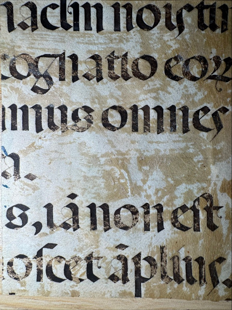 15th-Century Italian Illuminated Manuscript Initial “U” – Saint Ursula of Cologne – Gold & Tempera on Vellum