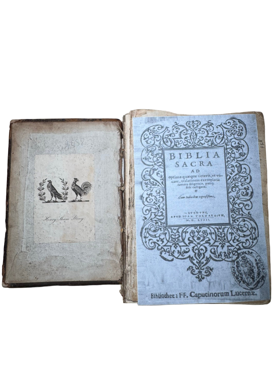 Biblia Sacra — Lyon, 1558 | 16th-Century Latin Bible Printed by Jean Tornasius | Rare Early Edition