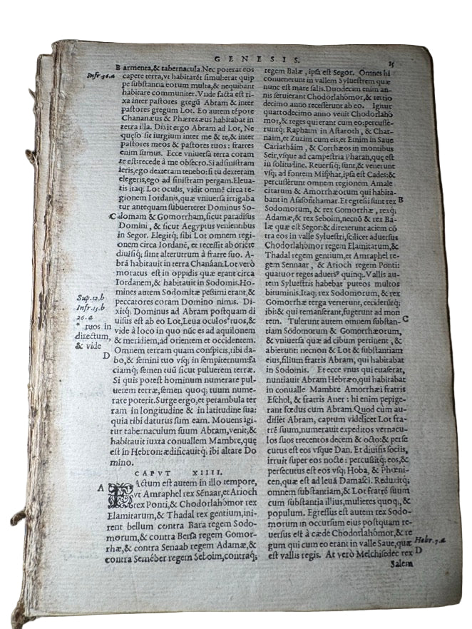Biblia Sacra — Lyon, 1558 | 16th-Century Latin Bible Printed by Jean Tornasius | Rare Early Edition