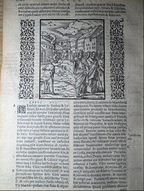 Biblia Sacra — Lyon, 1558 | 16th-Century Latin Bible Printed by Jean Tornasius | Rare Early Edition