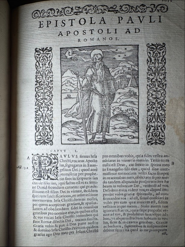 Biblia Sacra — Lyon, 1558 | 16th-Century Latin Bible Printed by Jean Tornasius | Rare Early Edition
