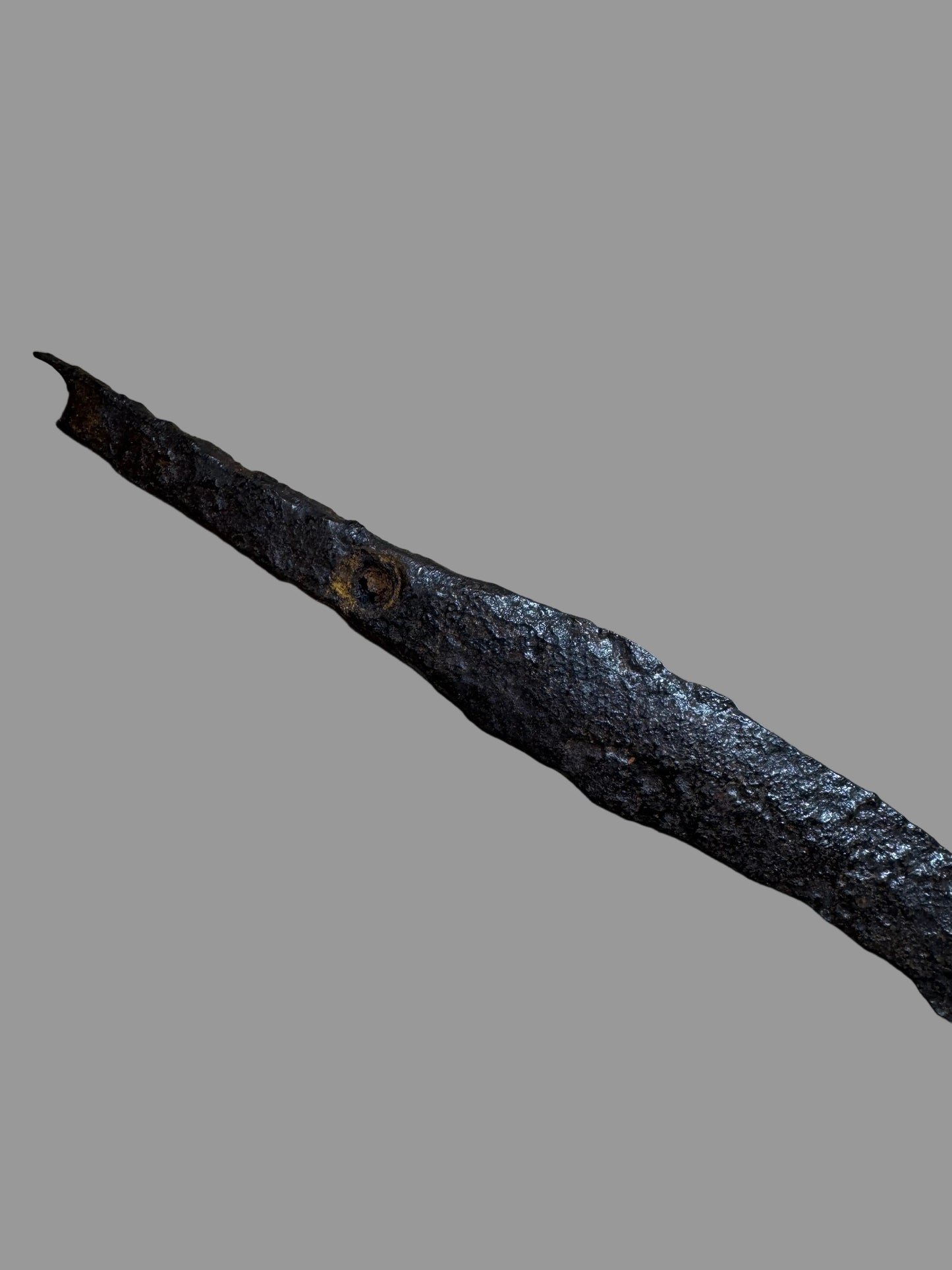 Medieval Iron Knife Blade — Central/Northwestern Europe, ca. AD 8th–16th Century