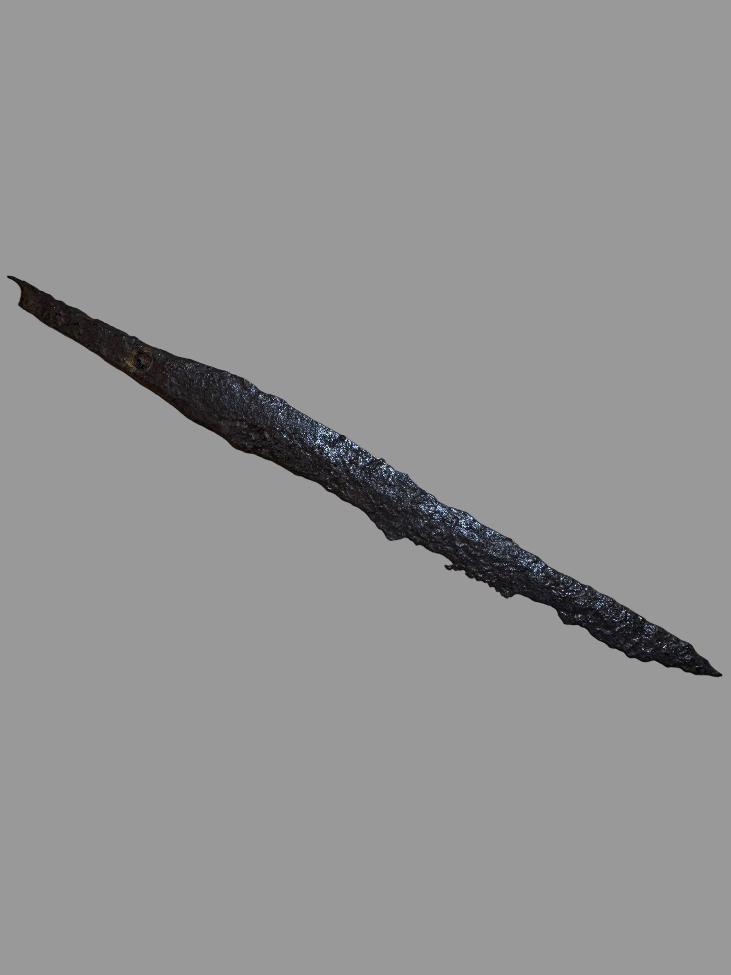 Medieval Iron Knife Blade — Central/Northwestern Europe, ca. AD 8th–16th Century