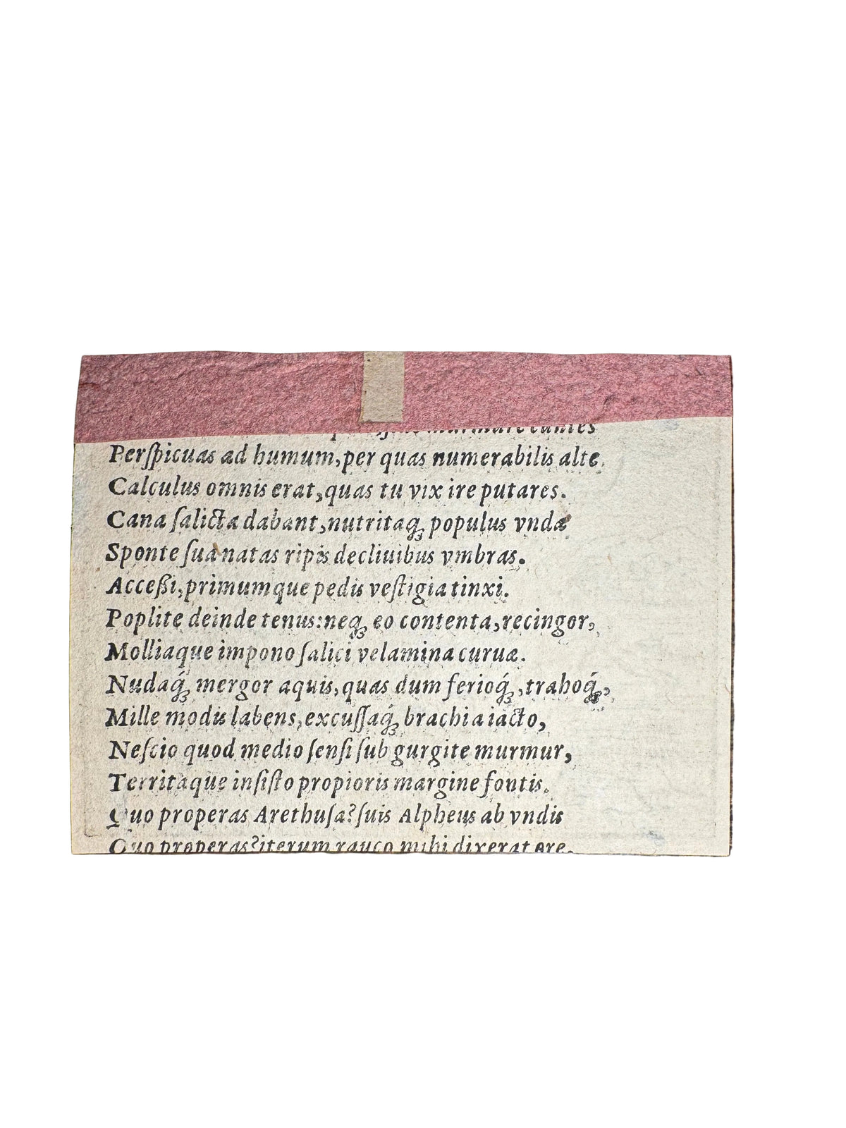Original 16th-Century Virgil Solis Woodcut — Arethusa & Alpheus