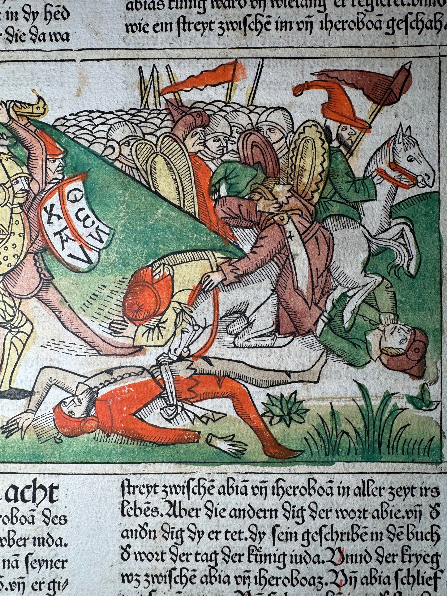 1483 Koberger Bible Leaf – 1 Kings 15–16