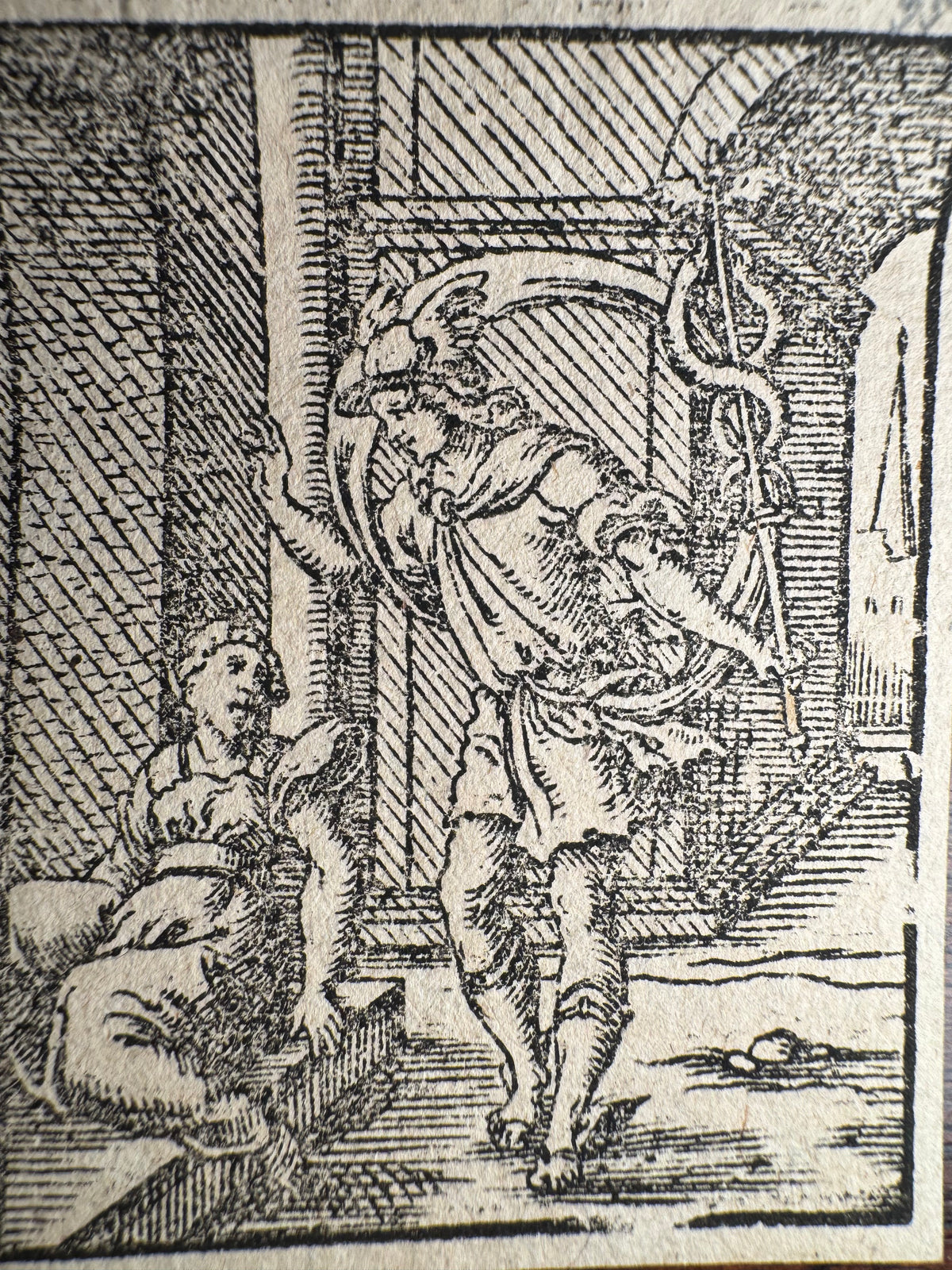 Virgil Solis – Minerva Visits the House of Envy – Ovid’s Metamorphoses – 16th Century Woodcut, Design First Published 1563