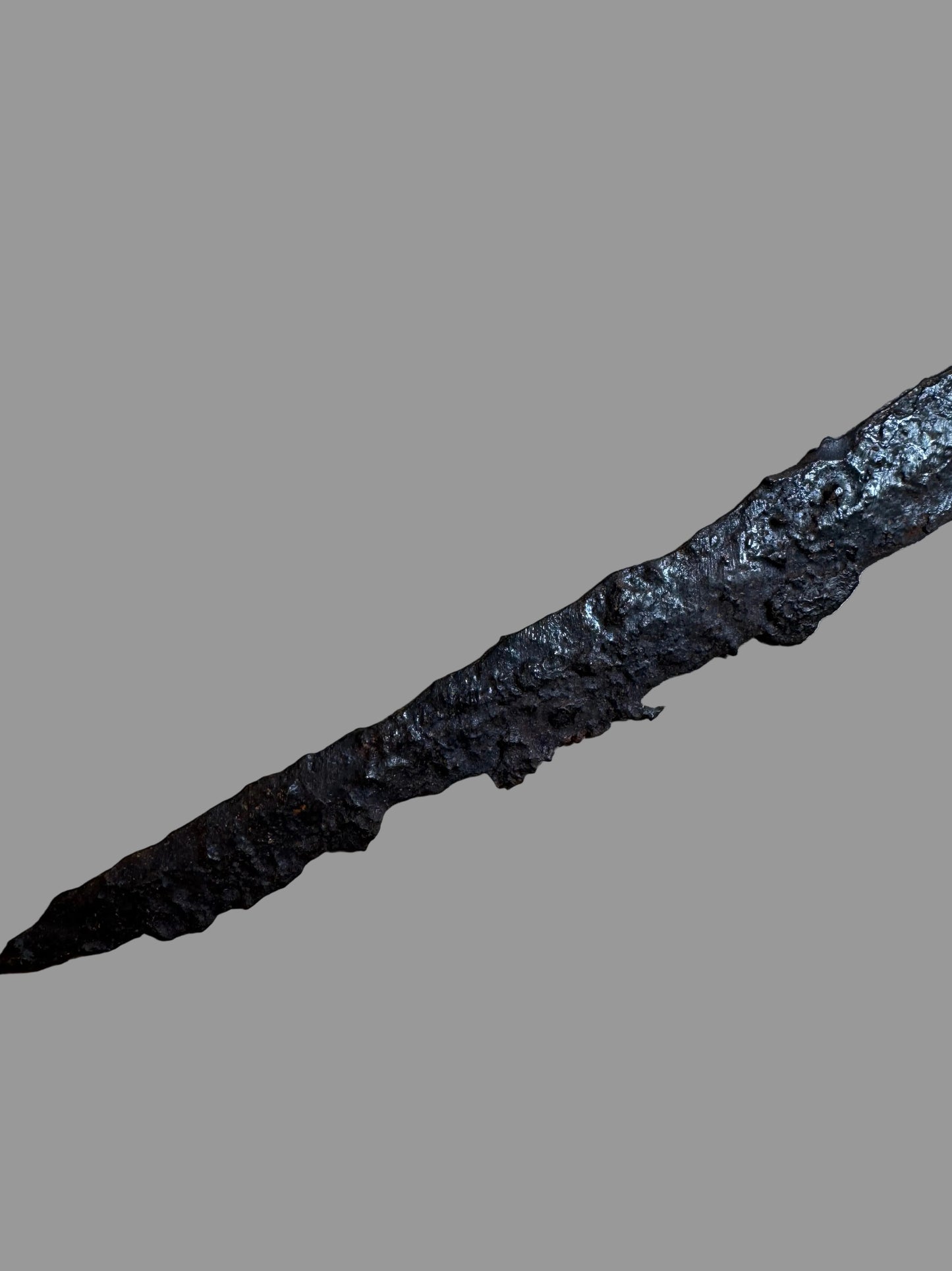 Medieval Iron Knife Blade — Central/Northwestern Europe, ca. AD 8th–16th Century