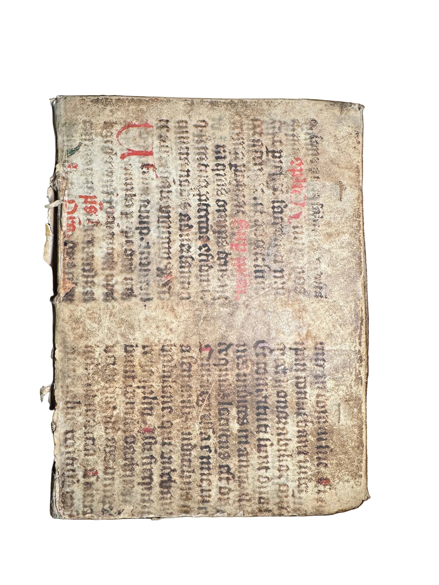 1661 Conciones Rurales — Rural Sermons Bound in a 15th-Century Medieval Manuscript (Salzburg)