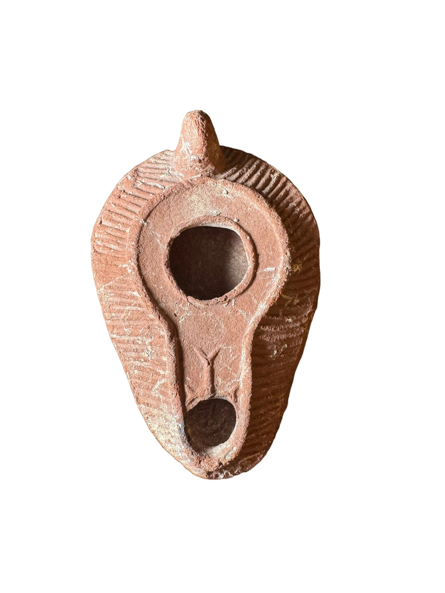 Authentic Ancient Roman / Byzantine Terracotta Oil Lamp