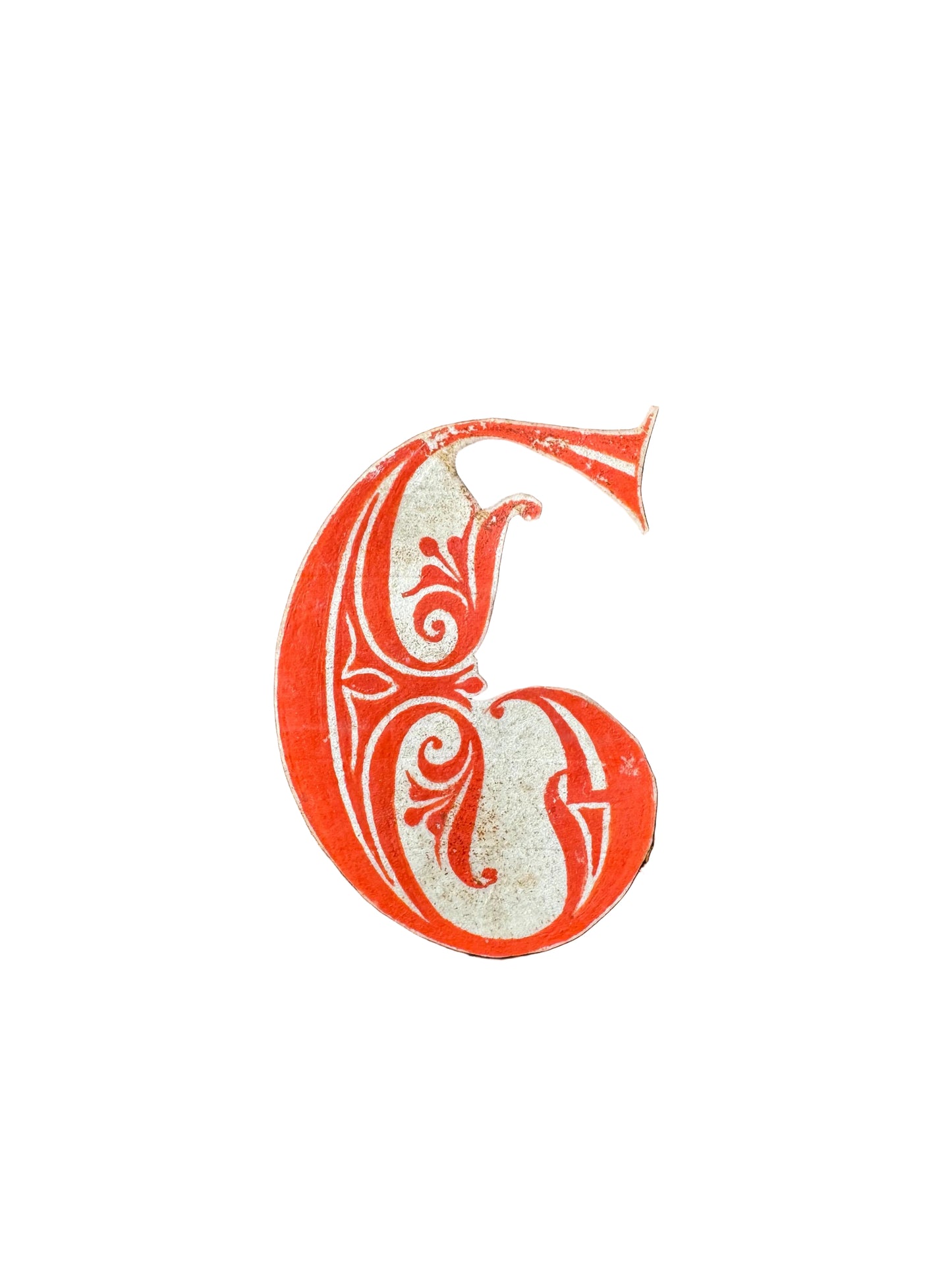 12th-Century Romanesque Initial ‘G’ (Northern Italy, c.1150–1200)