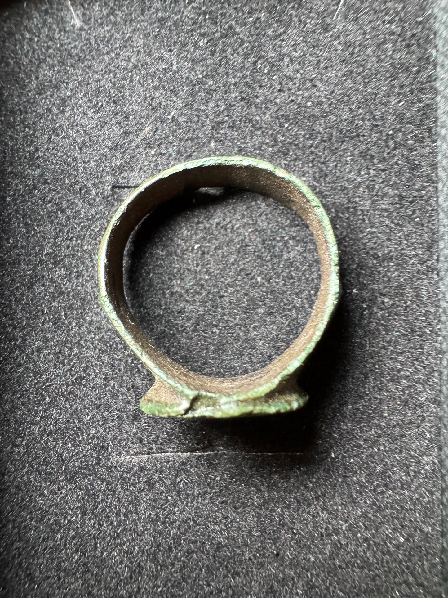 Medieval Bronze Signet Ring with Engraving — ca. AD 1000–1200 (Copy)