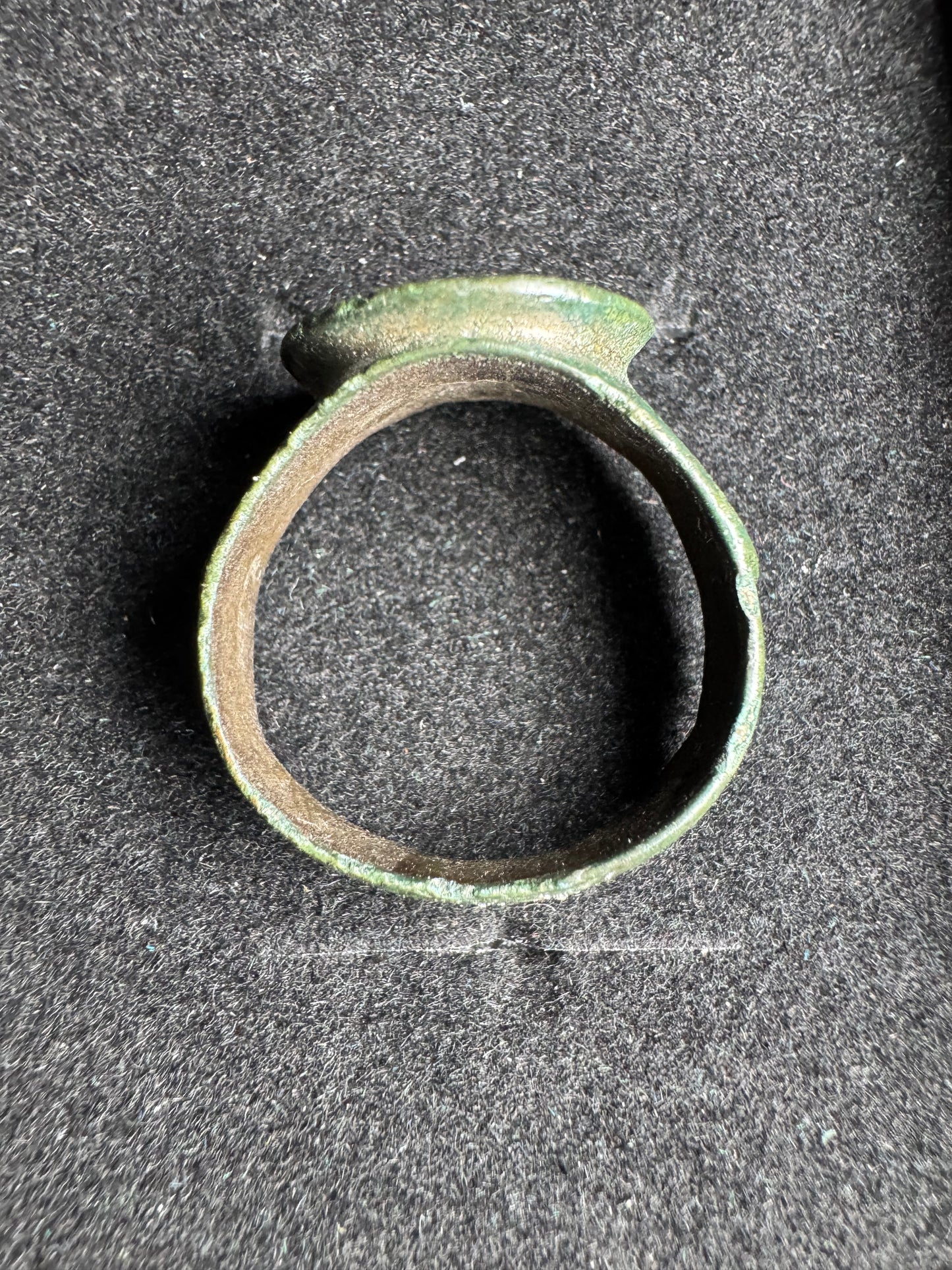 Medieval Bronze Signet Ring with Engraving — ca. AD 1000–1200 (Copy)