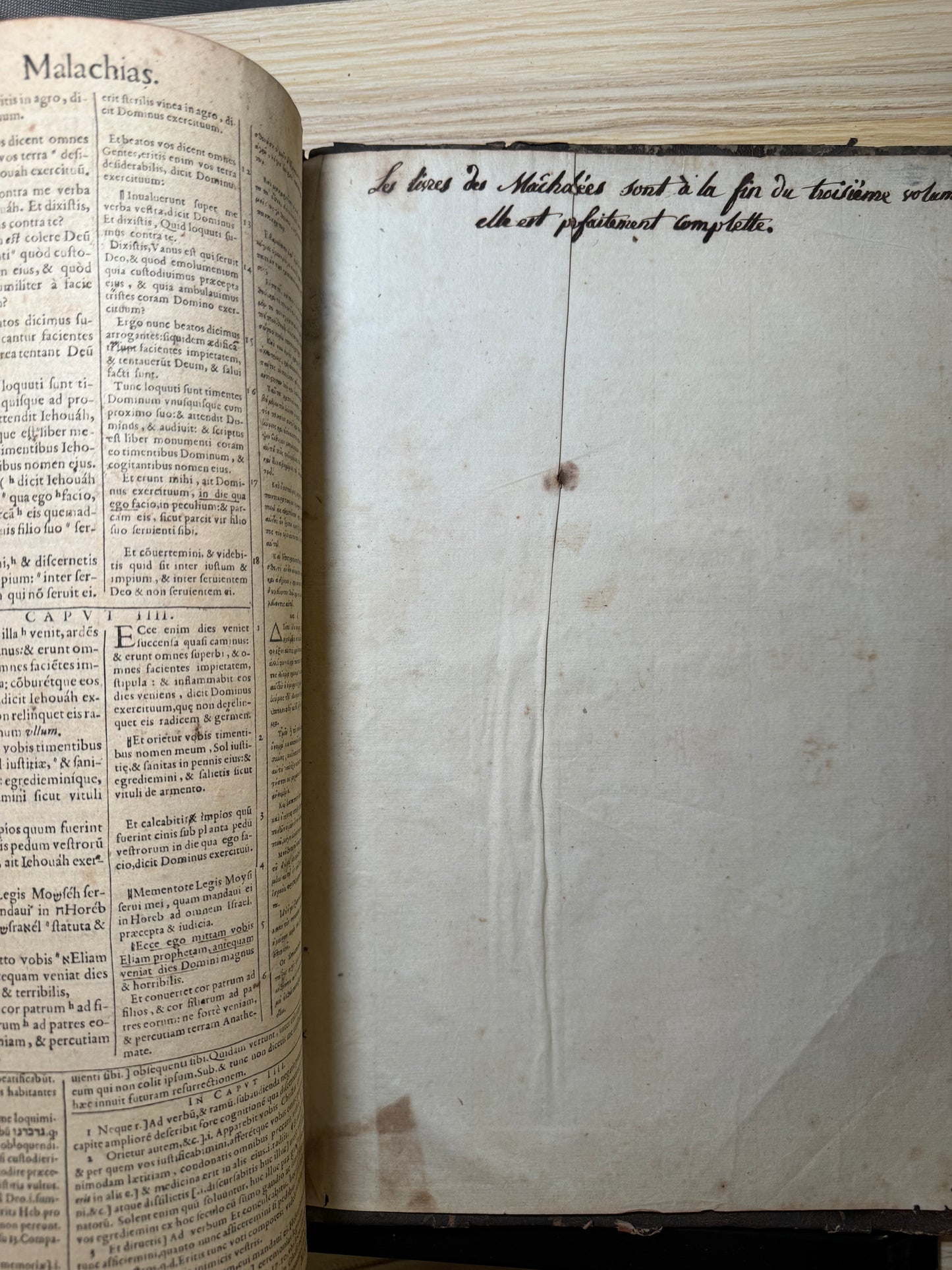 1599 Polyglot Bible by François Vatablé — Greek, Hebrew & Latin | Heidelberg, Commelinus