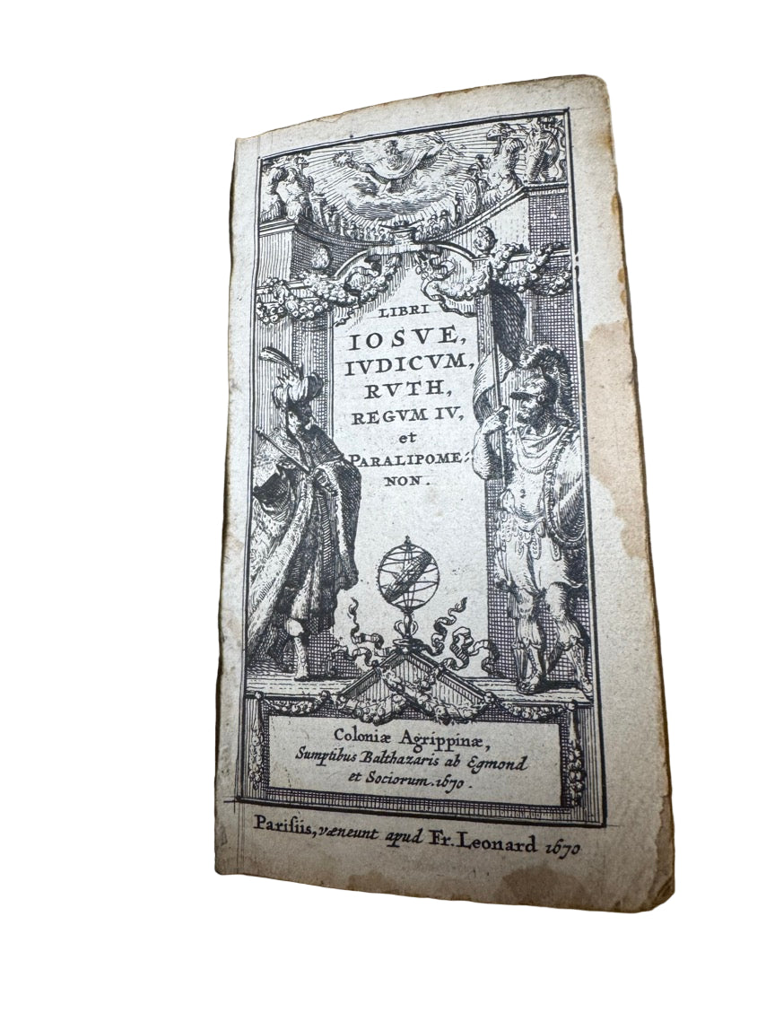 1670 Latin Vulgate Bible – The Historical Books of the Old Testament (Cologne & Paris Imprint)
