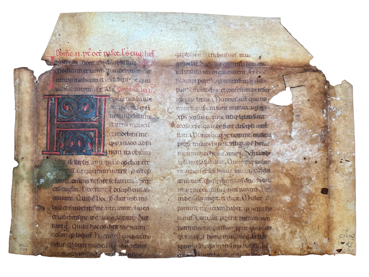 12th-Century Illuminated Manuscript – St. Augustine on the Gospel of John, Italy c. 1160–1180
