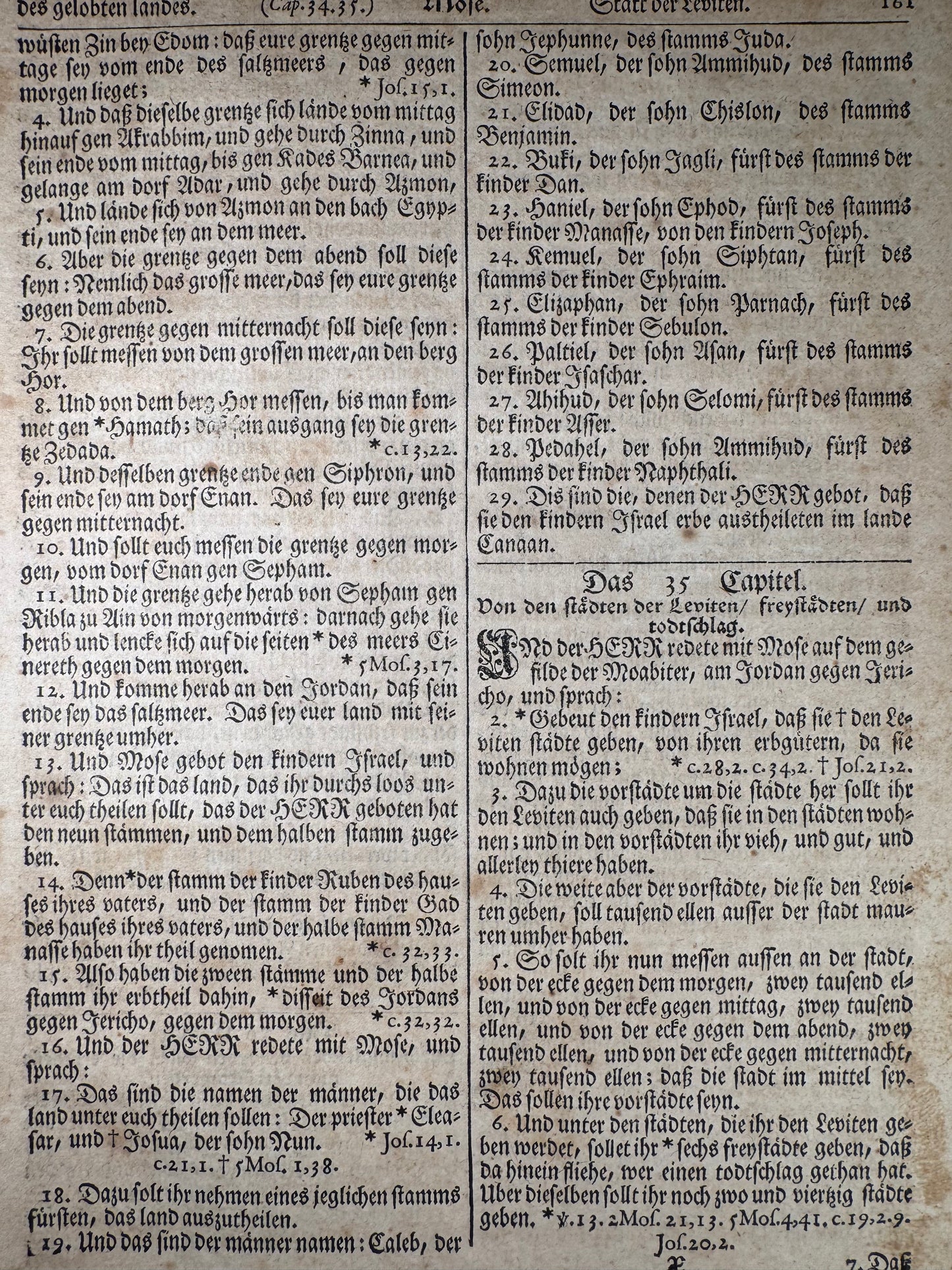 1776 Christoph Sauer Bible Leaf – First German Bible Printed in America